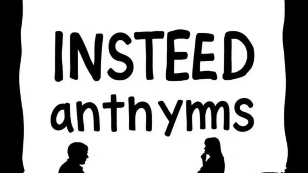 instead antonyms