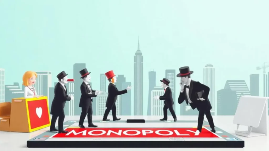 antonyms of monopoly