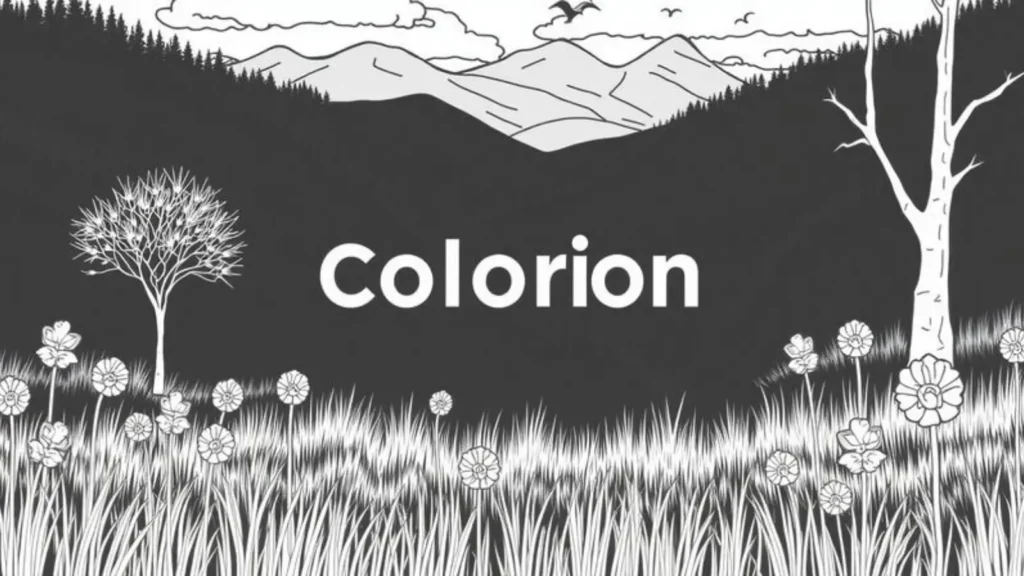 antonym of coloring