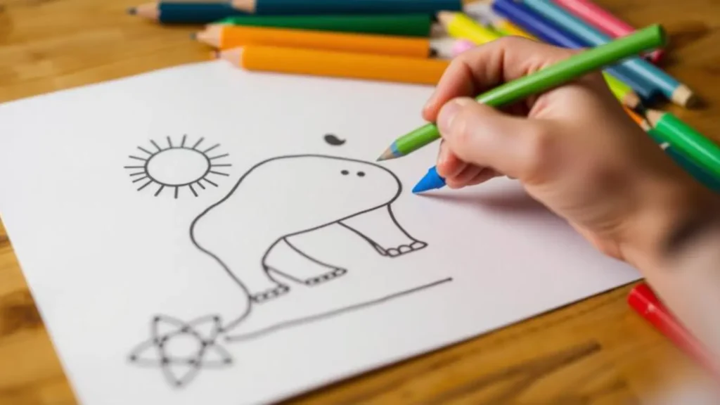 antonym of coloring