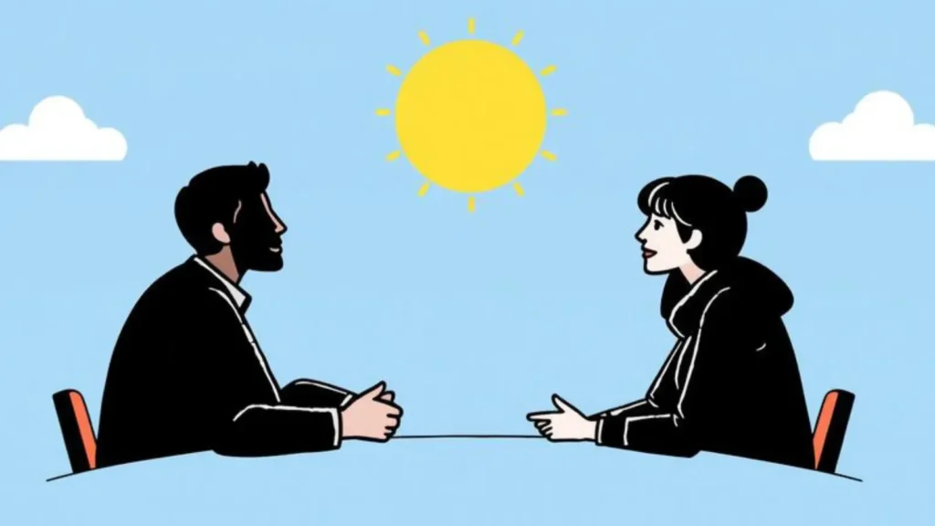antonym of discussion