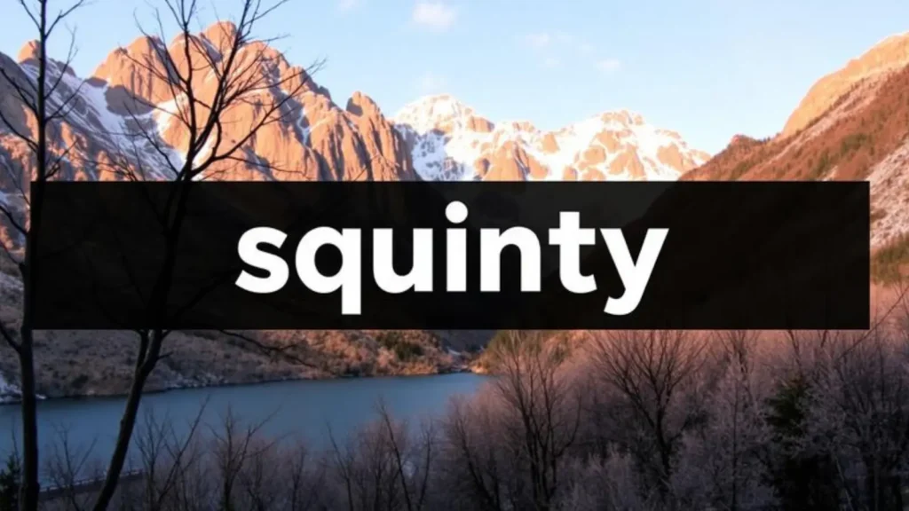 antonyms for squinty